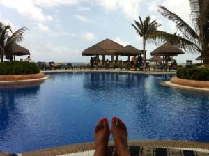 lounge by the pool and enjoy $10 cocktails and $5 beer