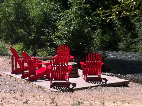 Truet Hurst Picnic Area Next to Dry Creek